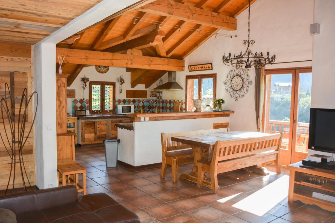 לה פלאנייה Chalet Des Trappeurs Coeur Vanoise 15 Persons מראה חיצוני תמונה