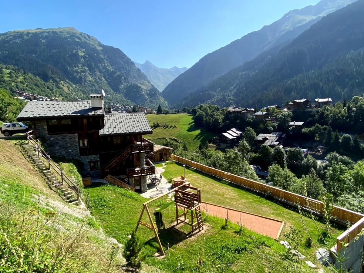 לה פלאנייה Chalet Des Trappeurs Coeur Vanoise 15 Persons מראה חיצוני תמונה