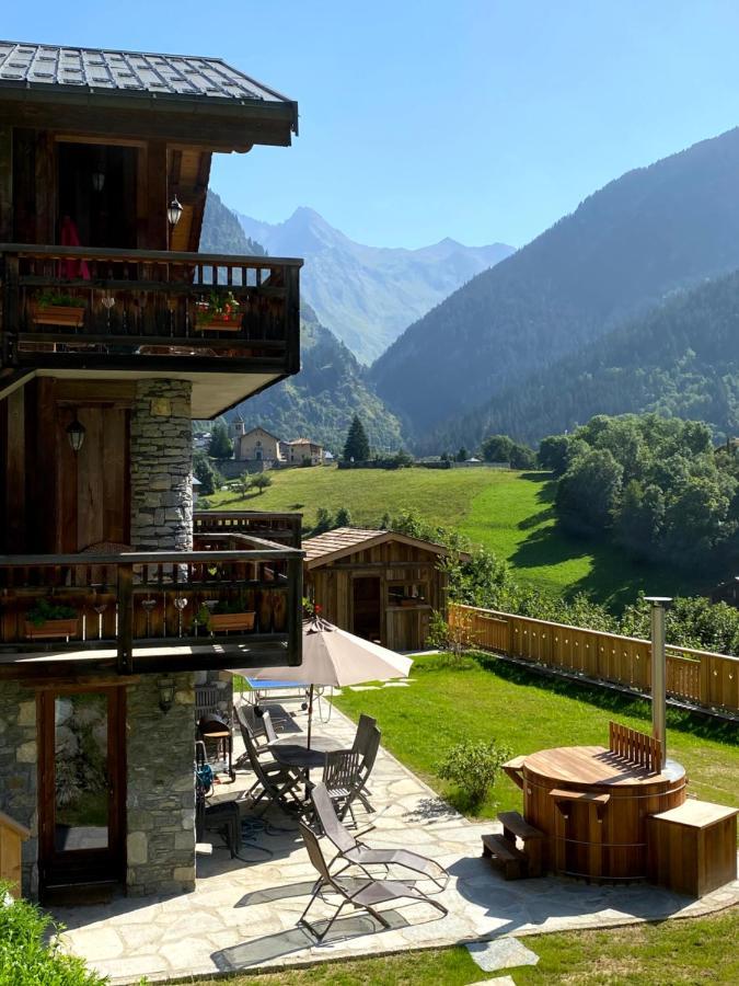 לה פלאנייה Chalet Des Trappeurs Coeur Vanoise 15 Persons מראה חיצוני תמונה