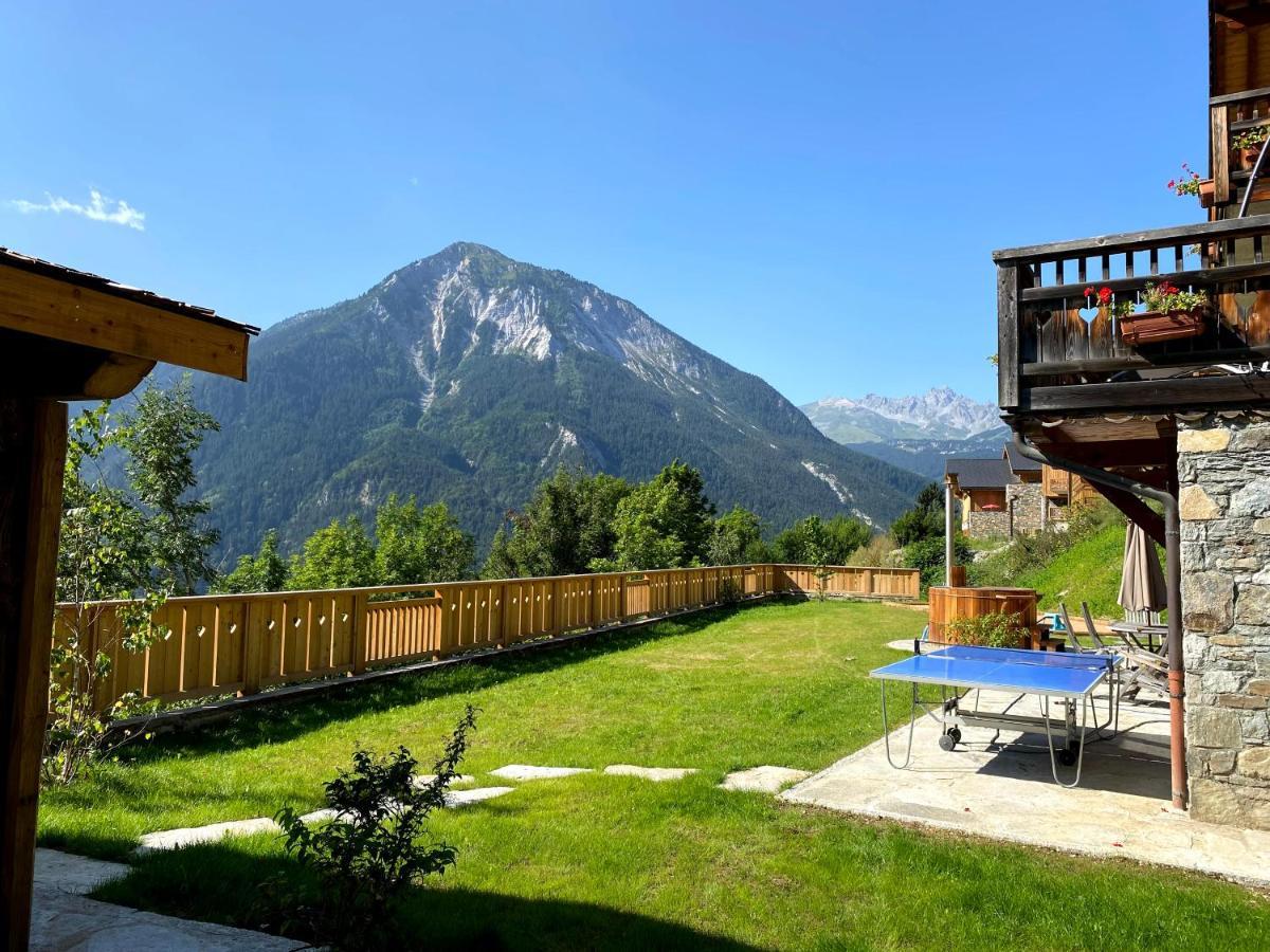 לה פלאנייה Chalet Des Trappeurs Coeur Vanoise 15 Persons מראה חיצוני תמונה