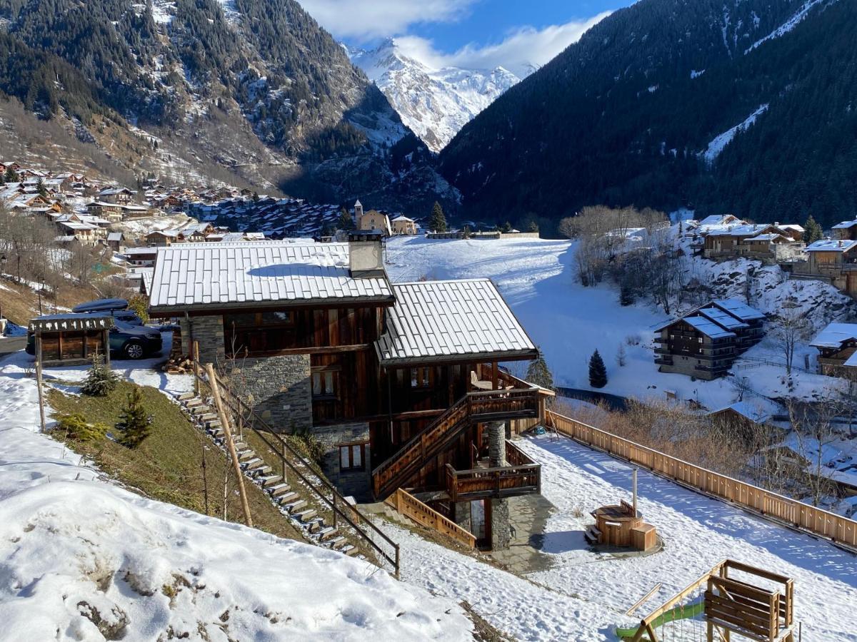 לה פלאנייה Chalet Des Trappeurs Coeur Vanoise 15 Persons מראה חיצוני תמונה