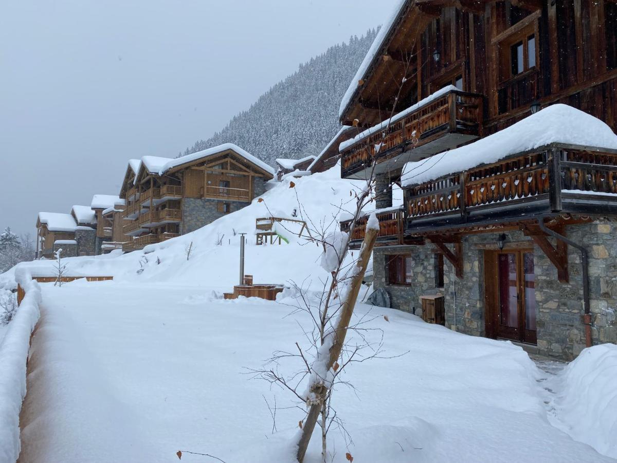 לה פלאנייה Chalet Des Trappeurs Coeur Vanoise 15 Persons מראה חיצוני תמונה