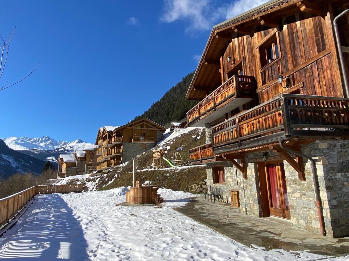 לה פלאנייה Chalet Des Trappeurs Coeur Vanoise 15 Persons מראה חיצוני תמונה