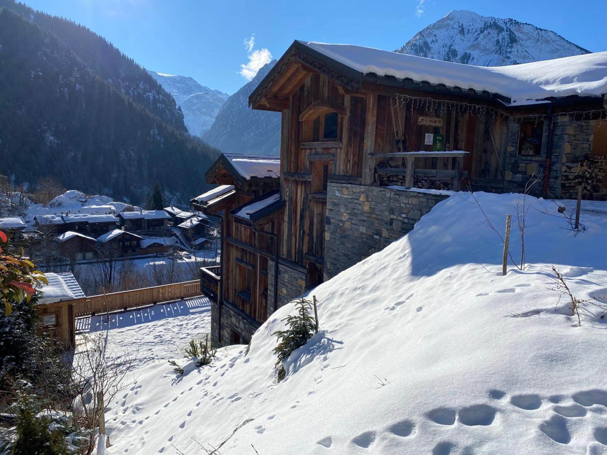 לה פלאנייה Chalet Des Trappeurs Coeur Vanoise 15 Persons מראה חיצוני תמונה